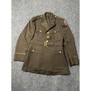 Mens US Army WW2 Class A Officers Tunic Hart Schaffner Marx, Size S